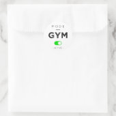 Sticker Rond Mode gym active (Sac)