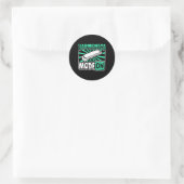 Sticker Rond Mode Harmonica Sur Harmonica Player (Sac)