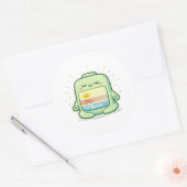 Sticker Rond Mode Zen (Enveloppe)