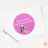 Sticker Rond Modèle (Enveloppe)
