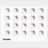 Sticker Rond Modèle (Feuille)