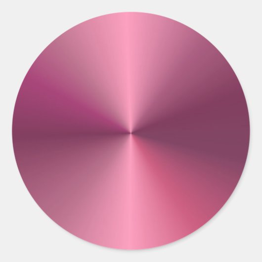 Sticker Rond Modèle blanc couleur rose violet tendance (Devant)