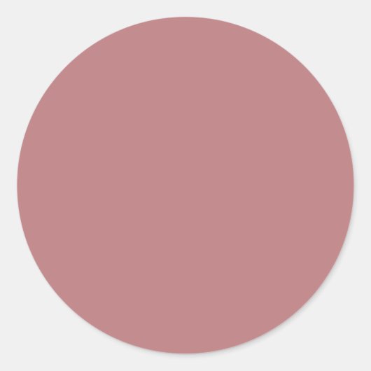 Sticker Rond Modèle couleur Dusty Rose (Devant)