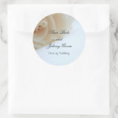 Sticker Rond Modèle de l'autocollant mariage Enveloppe (Sac)