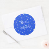 Sticker Rond modèle de vacances de Noël (Enveloppe)