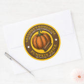 Sticker Rond Modèle d'épices Citrouille maison (Enveloppe)