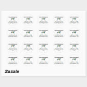Sticker Rond Modèle D'Expression Génétique Pour Les Gènes Homéo (Feuille)