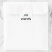 Sticker Rond Modèle D'Expression Génétique Pour Les Gènes Homéo (Sac)