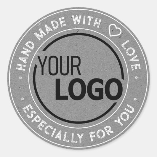 Sticker Rond Modèle d'image de logo spécialement pour vous Papi (Devant)