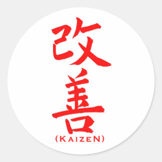 Sticker Rond Modèle Kaizen