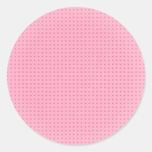 Sticker Rond Modèle rose blush tendance personnalisable