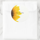 Sticker Rond Modèle tournesol (Sac)