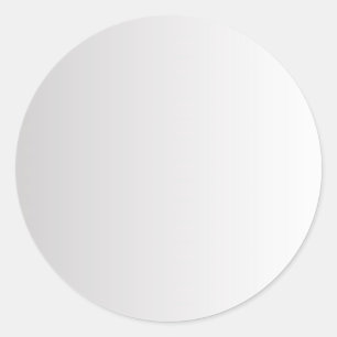 Sticker Rond Modèle vierge à dégradé gris, logo de texte DIY Ar