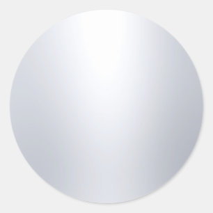 Sticker Rond Modèle vierge argenté faux glamour élégant