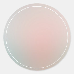 Sticker Rond Modèle vierge coloré moderne élégant tendance