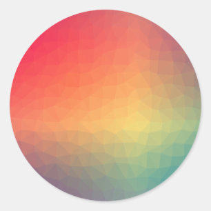 Sticker Rond Modèle vierge coloré tendance élégant moderne clas