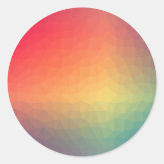 Sticker Rond Modèle vierge coloré tendance élégant moderne clas