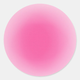 Sticker Rond Modèle vierge élégant de couleur rose tendance et 