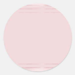 Sticker Rond Modèle vierge Rose Gold Tendance Élégant Moderne