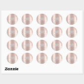 Sticker Rond Moder Diamonds Lips, Rose Gold Silver Drivers Clas (Feuille)