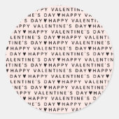 Sticker Rond Modern Happy Valentines Day (Devant)