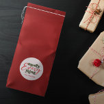 Sticker Rond Modern Holiday Minimalist Merry Everything<br><div class="desc">Modern Holiday Minimalist Merry Everything stickers - to add the finishing touch to your minimalist style this year! Please contact us at cedarandstring@gmail.com if you need assistance with the design or matching products.</div>