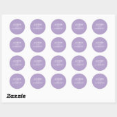 Sticker Rond Modern Minimal One Smart Cookie Graduation Party (Feuille)