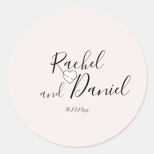 Sticker Rond Moderne (Devant)