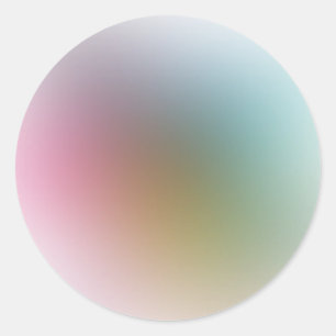 Sticker Rond Moderne Elégant couleur vierge Modèle tendance