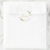 Sticker Rond Moderne Géométrique Verdure Mariage Favoriser Sani (Sac)