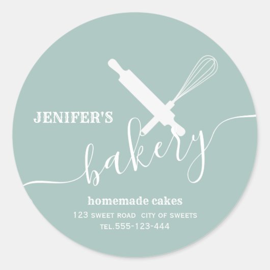 Sticker Rond Moderne simple rouleau professionnel whisky (Devant)