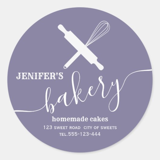 Sticker Rond Moderne simple rouleau professionnel whisky (Devant)