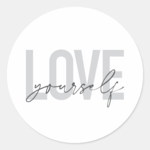 Sticker Rond Moderne, tendance, simple, design urbain Amusez-vo