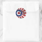 Sticker Rond Modes cibles MOD Sunburst cible Roundel (Sac)