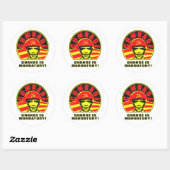 Sticker Rond Modification obligatoire (Feuille)