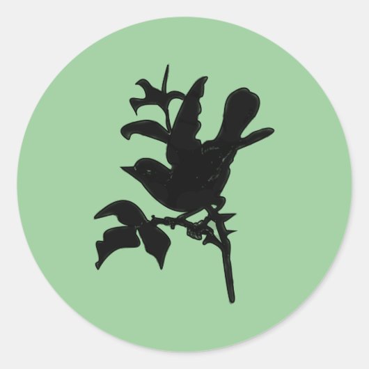 Sticker Rond Modifier la couleur Arrière - plan (Devant)