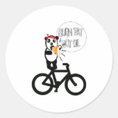 Sticker Rond Modifier l'arrière - plan de couleur (Devant)