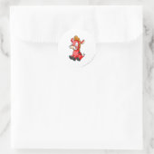 Sticker Rond Moehog Red (Sac)