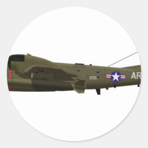 Sticker Rond Mohawk Grumman OV-1