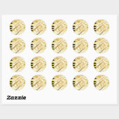 Sticker Rond Moi et mes flux_ (Feuille)