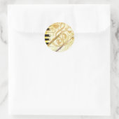 Sticker Rond Moi et mes flux_ (Sac)