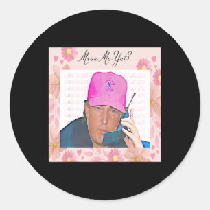 Sticker Rond Moi, Trump 2024 Reprendre L'Amérique Patri Élector