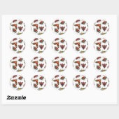Sticker Rond Mois (Feuille)