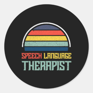 Sticker Rond Mois de la sensibilisation à l'autisme en orthopho