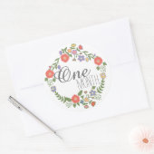 Sticker Rond Mois de l'album de scrapbooking pour bébé (Enveloppe)