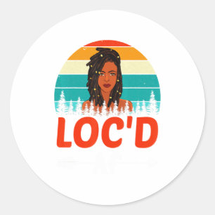Sticker Rond Mois De L'histoire De La Fierté Noire Afr T