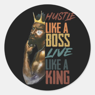 Sticker Rond Mois de l'histoire des Noirs