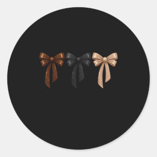 Sticker Rond Mois de l'histoire des Noirs Croire Réussir Réussi