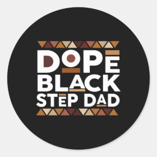 Sticker Rond Mois de l'histoire des Noirs Famille assortie Drog
