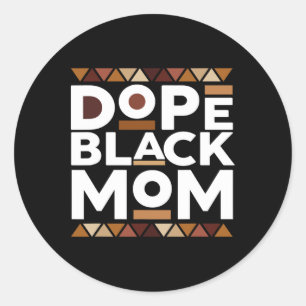 Sticker Rond Mois de l'histoire des Noirs Famille Correspondant